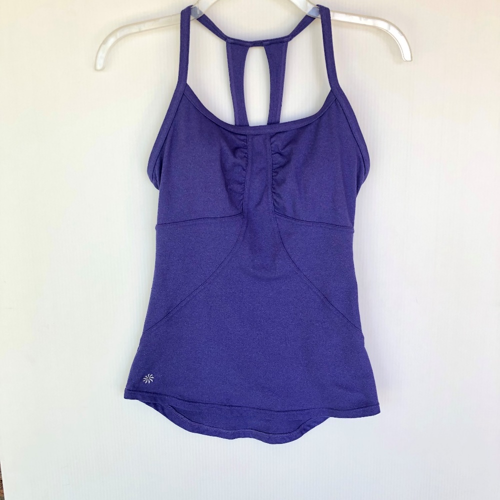 Athleta Purple Racerback Top
